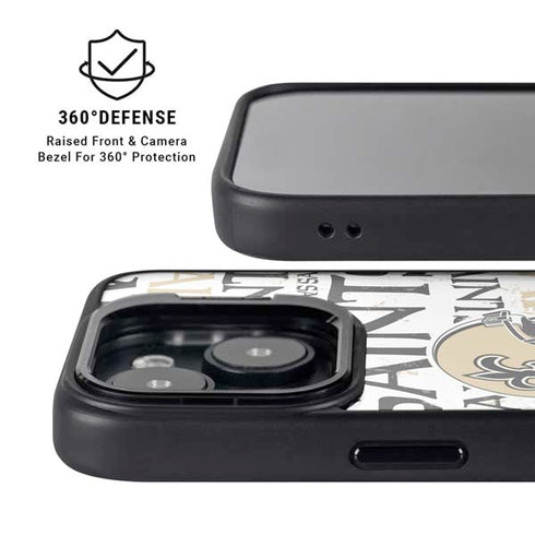 NFL New Orleans Saints - Blast iPhone 14 Kickstand Case