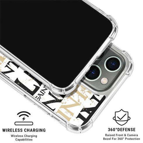 NFL New Orleans Saints - Blast iPhone 16 Pro Max Clear Case