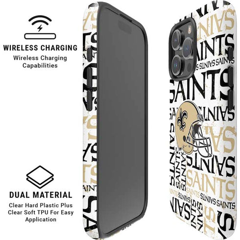 NFL New Orleans Saints - Blast iPhone 16 Pro Max Magsafe Impact Case