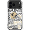 NFL New Orleans Saints - Blast iPhone 18 Pro Max Clear Case