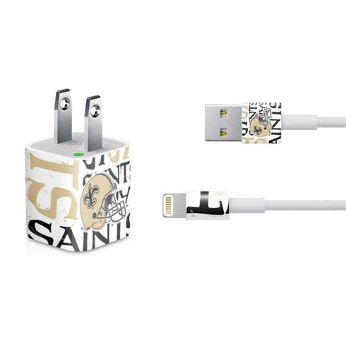 NFL New Orleans Saints - Blast iPhone Charger (5W USB) Skin