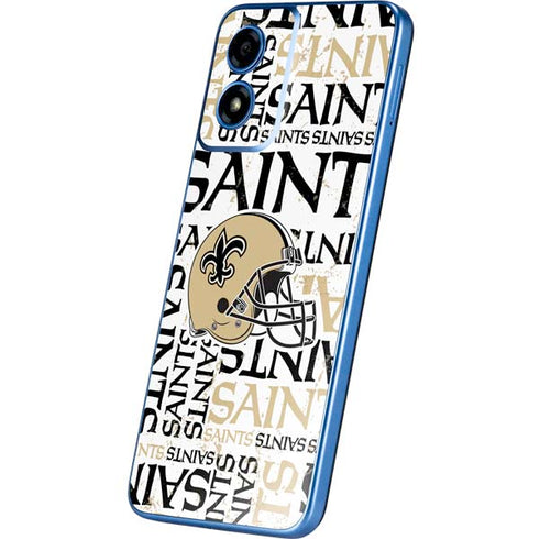 NFL New Orleans Saints - Blast Moto G Play 4G (2024) Skin