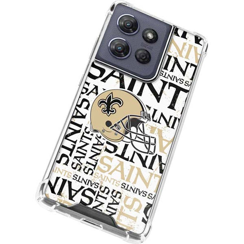 NFL New Orleans Saints - Blast Moto G Play 5G (2025) Clear Case