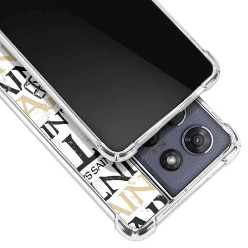 NFL New Orleans Saints - Blast Moto G Play 5G (2025) Clear Case