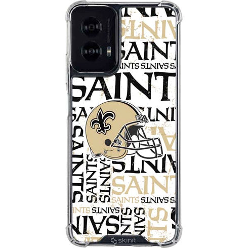 NFL New Orleans Saints - Blast Moto G Power 5G (2024) Clear Case