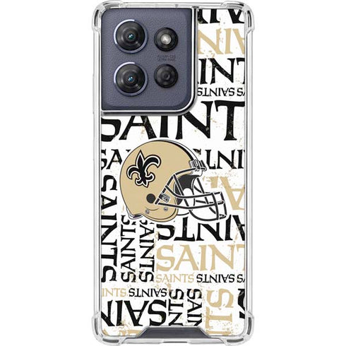 NFL New Orleans Saints - Blast Moto G Power 5G (2025) Clear Case
