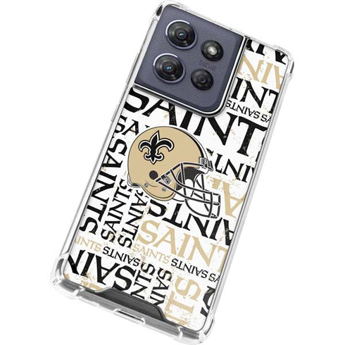 NFL New Orleans Saints - Blast Moto G Power 5G (2025) Clear Case
