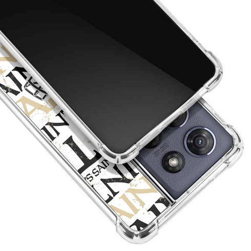 NFL New Orleans Saints - Blast Moto G Stylus 5G (2025) Clear Case