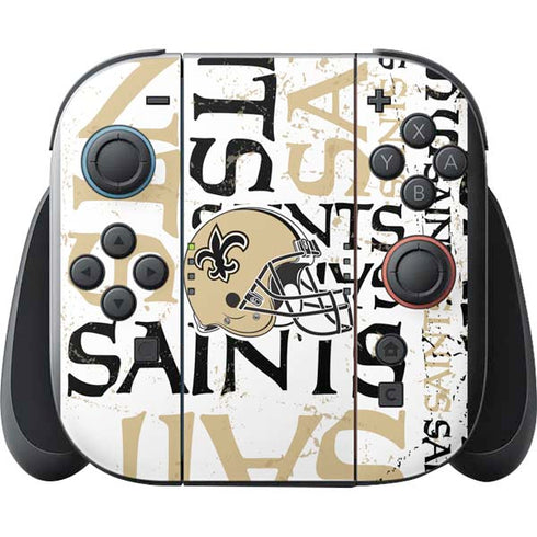 NFL New Orleans Saints - Blast Nintendo Switch 2 (2025) with Joy-Con Skin