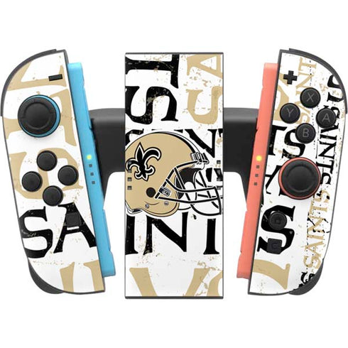 NFL New Orleans Saints - Blast Nintendo Switch 2 (2025) Joy-Con Controller Skin