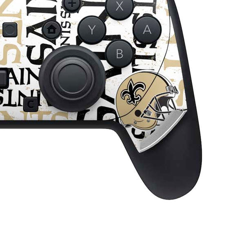 NFL New Orleans Saints - Blast Nintendo Switch 2 (2025) Pro Controller Skin