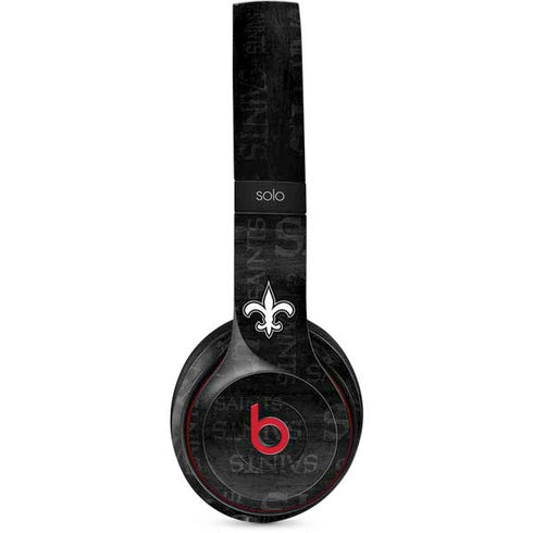 NFL New Orleans Saints Black & White Beats Solo 3 Wireless Skin