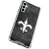 NFL New Orleans Saints Black & White Gabb Phone 4 Clear Case