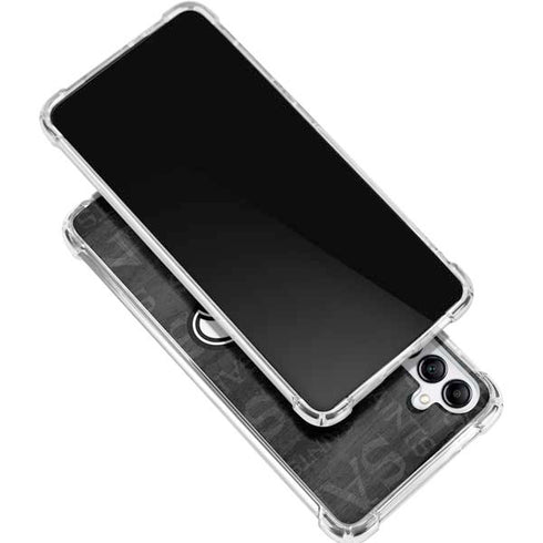 NFL New Orleans Saints Black & White Gabb Phone 4 Clear Case