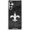 NFL New Orleans Saints Black & White Galaxy A16 5G Clear Case