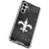 NFL New Orleans Saints Black & White Galaxy A16 5G Clear Case