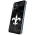 NFL New Orleans Saints Black & White Galaxy A35 5G Clear Case