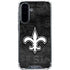NFL New Orleans Saints Black & White Galaxy A36 5G Clear Case