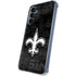 NFL New Orleans Saints Black & White Galaxy A55 5G Clear Case