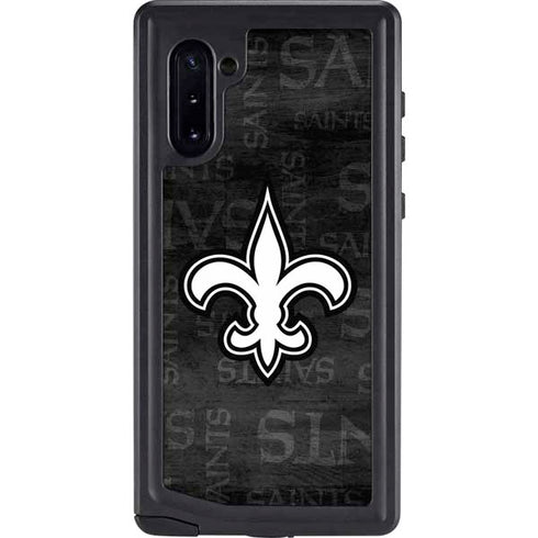 NFL New Orleans Saints Black & White Galaxy Cases