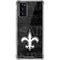 NFL New Orleans Saints Black & White Galaxy Note20 5G Clear Case