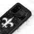 NFL New Orleans Saints Black & White Galaxy S20 Plus Waterproof Case