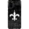 NFL New Orleans Saints Black & White Galaxy S20 Pro Case