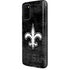 NFL New Orleans Saints Black & White Galaxy S20 Pro Case