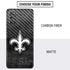 NFL New Orleans Saints Black & White Galaxy S20 Skin