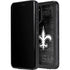 NFL New Orleans Saints Black & White Galaxy S20 Waterproof Case