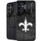 NFL New Orleans Saints Black & White Galaxy S24 FE Kickstand Case
