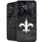 NFL New Orleans Saints Black & White Galaxy S24 Plus Kickstand Case
