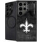 NFL New Orleans Saints Black & White Galaxy S24 Ultra Kickstand Case