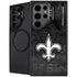 NFL New Orleans Saints Black & White Galaxy S24 Ultra Kickstand Case