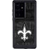 NFL New Orleans Saints Black & White Galaxy S24 Ultra Waterproof Case