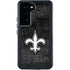 NFL New Orleans Saints Black & White Galaxy S24 Waterproof Case
