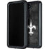 NFL New Orleans Saints Black & White Galaxy S24 Waterproof Case