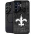 NFL New Orleans Saints Black & White Galaxy S26 Kickstand Case