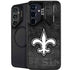 NFL New Orleans Saints Black & White Galaxy S26 Plus Kickstand Case