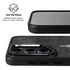 NFL New Orleans Saints Black & White Galaxy S26 Plus Kickstand Case