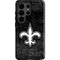 NFL New Orleans Saints Black & White Galaxy S26 Ultra Impact Case