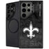 NFL New Orleans Saints Black & White Galaxy S26 Ultra Kickstand Case
