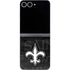 NFL New Orleans Saints Black & White Galaxy Z Flip6 Skin