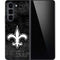 NFL New Orleans Saints Black & White Galaxy Z Fold5 5G Skin