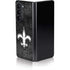 NFL New Orleans Saints Black & White Galaxy Z Fold5 5G Skin