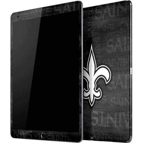 NFL New Orleans Saints Black & White iPad Skins