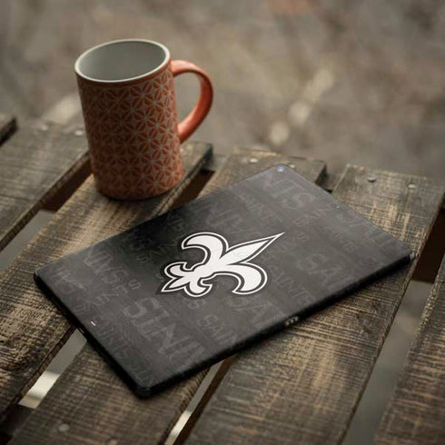 NFL New Orleans Saints Black & White iPad Skins