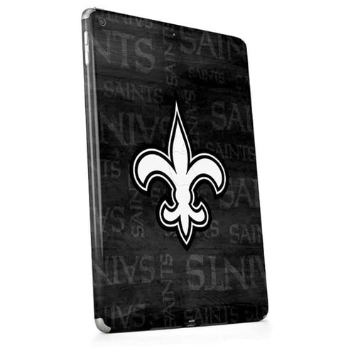 NFL New Orleans Saints Black & White Apple iPad Skin
