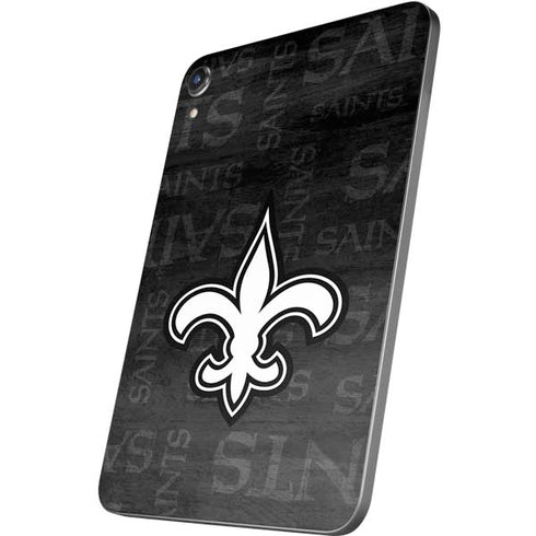 NFL New Orleans Saints Black & White Apple iPad Mini Skin