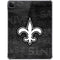 NFL New Orleans Saints Black & White iPad Pro 11in (2024) Clear Case